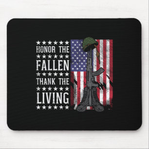 Amerikanska Flagga hedrar minnet av Fallen, som ta Musmatta