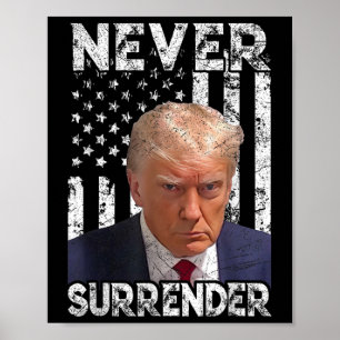 Amerikanska Flagga i Mugg Shot 2024 Poster