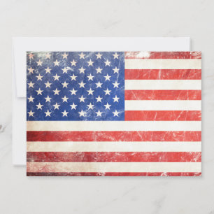 Amerikanska Flagga Inbjudningar