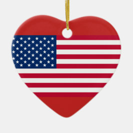 Amerikanska Flagga julprydnad Julgransprydnad Keramik