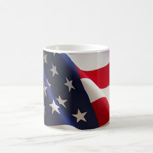 Amerikanska Flagga Kaffe koppar