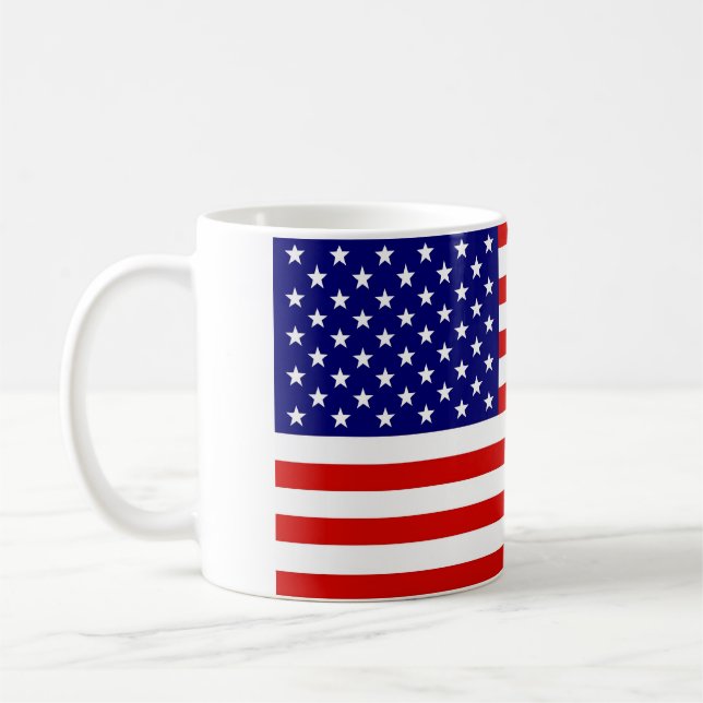 Amerikanska Flagga Kaffemugg (Vänster)