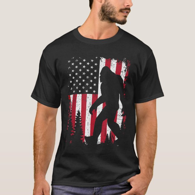 Amerikanska Flagga Kids 4 juli USA Patrio T Shirt (Framsida)