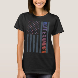 Amerikanska Flagga - Kött Granskare T Shirt