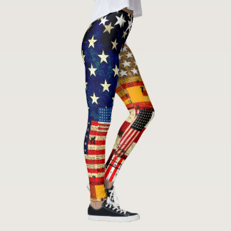 "AMERIKANSKA FLAGGA" LEGGINGS