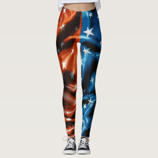 Amerikanska flagga leggings