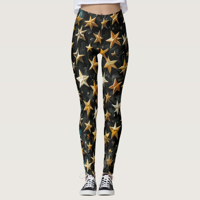 Amerikanska flagga leggings (Framsida)