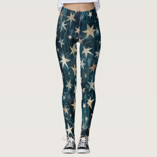 Amerikanska flagga leggings