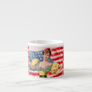 Amerikanska Flagga Liberty Independence Espressomugg