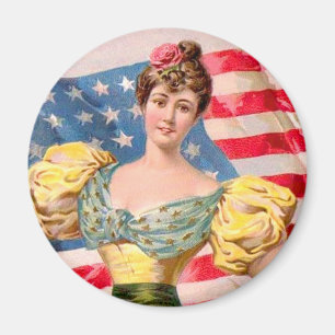 Amerikanska Flagga Liberty Independence Magnet