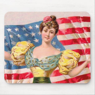 Amerikanska Flagga Liberty Independence Musmatta