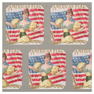 Amerikanska Flagga Liberty Independence Tyg