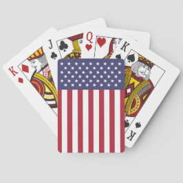 Amerikanska Flagga Lodrät Stars och stripes Casinokort