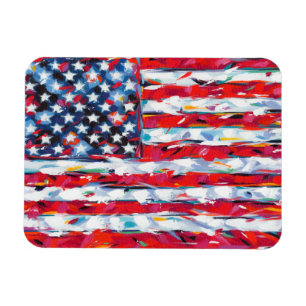 Amerikanska Flagga Magnet