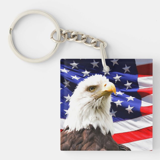 Amerikanska Flagga med Örn (Framsidan)