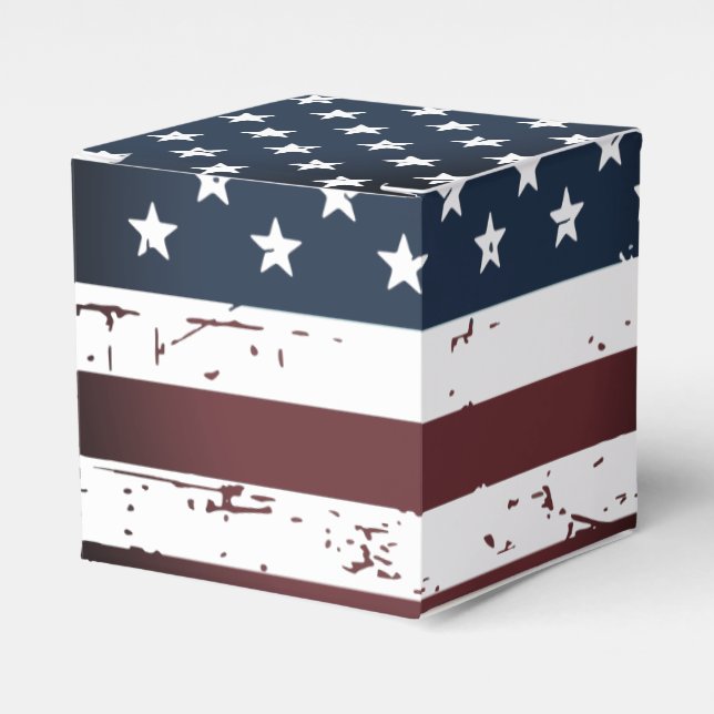 Amerikanska Flagga Militär Stars och stripes Presentaskar (Framsidan Sidan)
