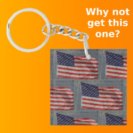 Amerikanska Flagga Mönster Rött vitt blått