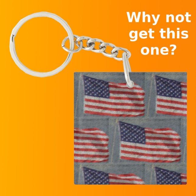 Amerikanska Flagga Mönster Rött vitt blått (Front with Background)