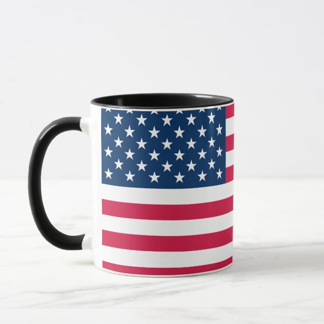 Amerikanska Flagga Mugg (Vänster)