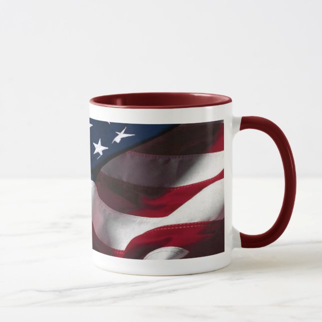 Amerikanska Flagga Mugg (Höger)