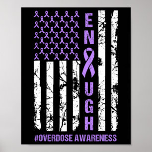 Amerikanska Flagga nog Endoverdose Internationell Poster