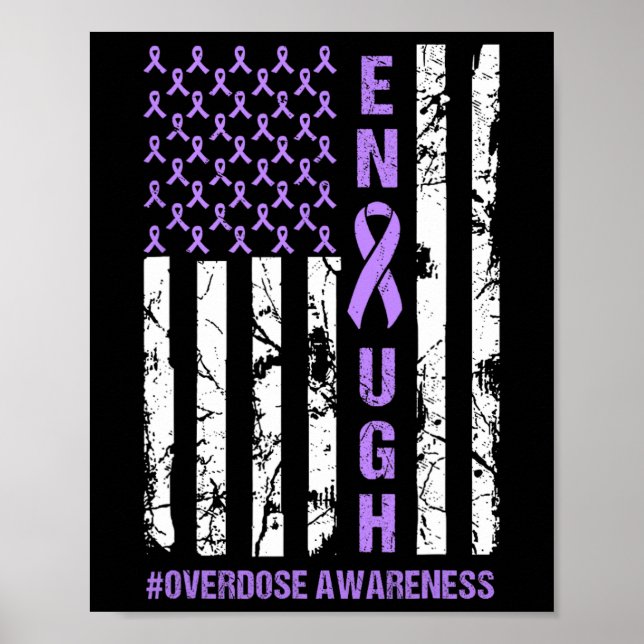Amerikanska Flagga nog Endoverdose Internationell  Poster (Framsidan)