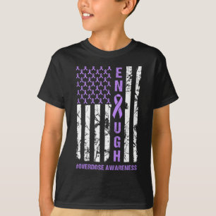 Amerikanska Flagga nog Endoverdose Internationell T Shirt