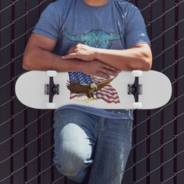 Amerikanska Flagga och Eagle Mini Skateboard Bräda 18,5 Cm
