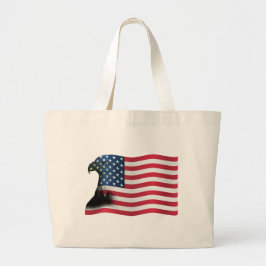 Amerikanska Flagga och Eagle Tygkasse