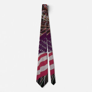Amerikanska Flagga och Fireworks Slips
