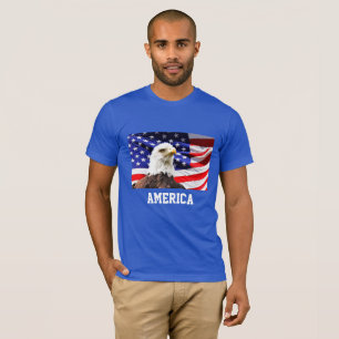 Amerikanska Flagga och Örn T Shirt