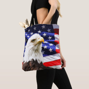 Amerikanska Flagga och Örn Tygkasse