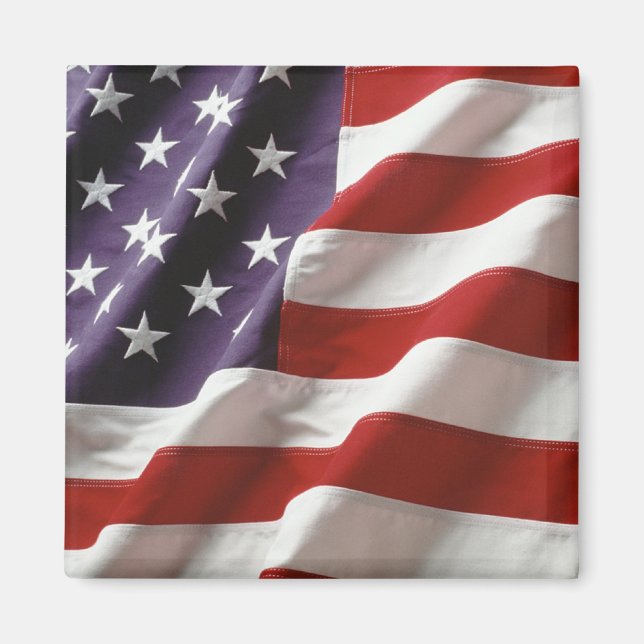 Amerikanska Flagga - Old glory Magnet (Framsidan)