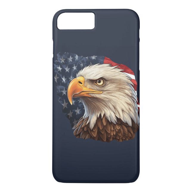 Amerikanska Flagga Örn Case-Mate iPhone Skal (Baksida)