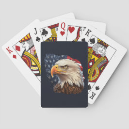 Amerikanska Flagga Örn Casinokort