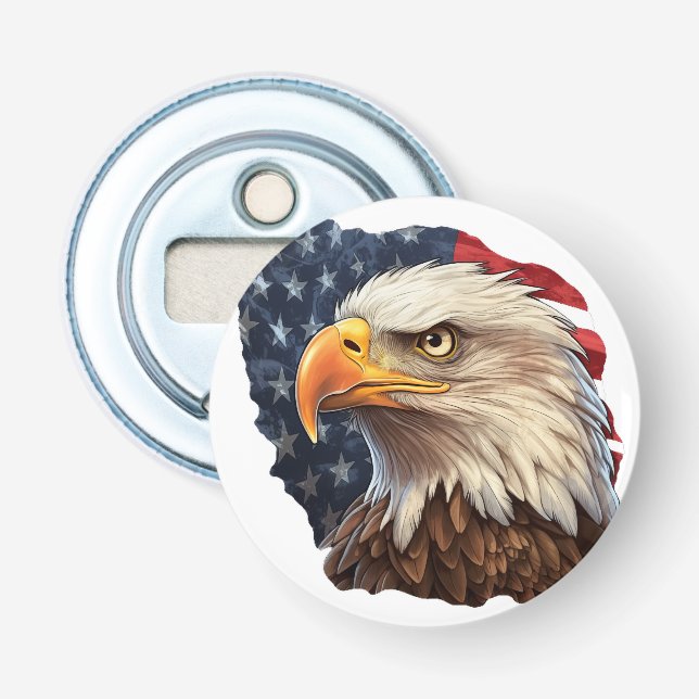 Amerikanska Flagga Örn Flasköppnare (Framsidan)