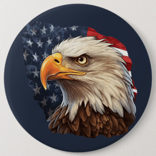Amerikanska Flagga Örn Knapp
