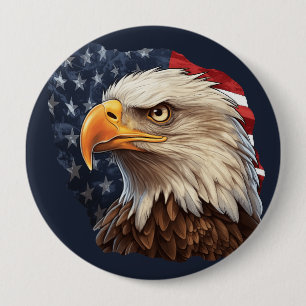 Amerikanska Flagga Örn Knapp
