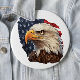 Amerikanska Flagga Örn Knapp