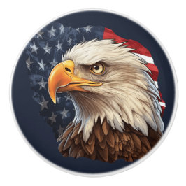 Amerikanska Flagga Örn Knopp