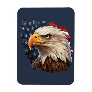 Amerikanska Flagga Örn Magnet