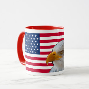 Amerikanska Flagga & Örn Mugg
