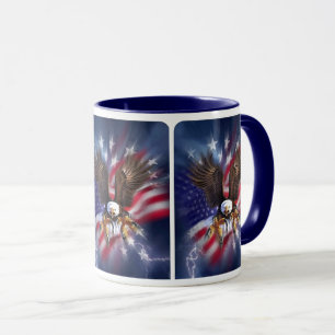 Amerikanska Flagga Örn Mugg