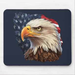 Amerikanska Flagga Örn Musmatta