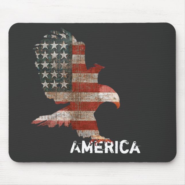 Amerikanska Flagga Örn Musmatta (Framsidan)