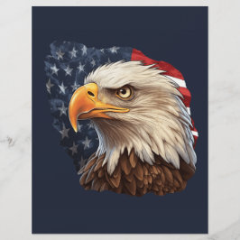 Amerikanska Flagga Örn Reklamblad
