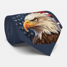 Amerikanska Flagga Örn Slips
