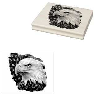 Amerikanska Flagga Örn Stämpel