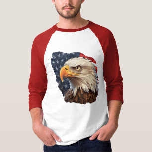 Amerikanska Flagga Örn T Shirt