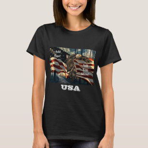 Amerikanska Flagga Örn T Shirt